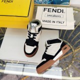 Fendi Match High Unisex Casual Chamois Sneakers Shoes