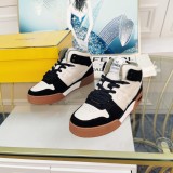 Fendi Match High Unisex Casual Chamois Sneakers Shoes