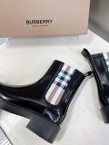 Burberry Classic Plaid Design Casual Boots Shoes