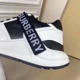 Burberry Classic Plaid Design Casual Sports Shoes Men Burberry Stereo Letter Microlabel Sneakers