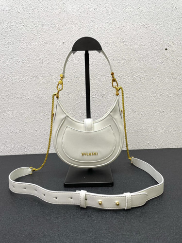 Bvlgari New Fashion Handbag Underarm White Bag