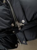 Chrome Hearts Cross Down Coat Classic Full Zipper Down Jacket