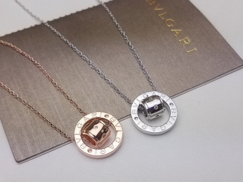 Bvlgari Classic New Fashion Round Letters Necklace