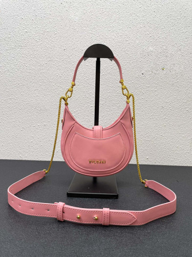 Bvlgari New Fashion Handbag Underarm Pink Bag