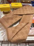 Fendi New Fashion FF Printed Cashmere Scarf Size:38*215cm