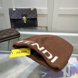 Fendi New Fashion Unisex Letter Logo Cashmere Knit Hat