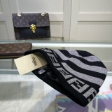 Fendi New F Letter Cashmere Knit Hat