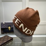 Fendi New Fashion Unisex Letter Logo Cashmere Knit Hat