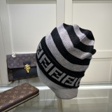 Fendi New F Letter Cashmere Knit Hat