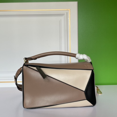 Loewe New Classic MINI PUZZLE Handbag Crossbody Brown Bag