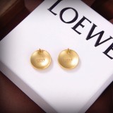 Loewe Classic Fashion New Gold Round Earrings