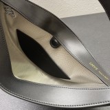 Loewe New Handbag H02072 Embroidered Underarm Bag Size: 34*27*9cm