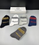 Versace Fashion New Cotton Men's Medium Socks 5 Pairs/Box
