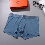 Hermes Classic Fashion Logo Men's Breathable Ice Underwear