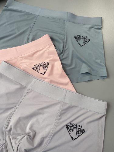 Prada Classic Fashion New Breathable Ice Underwear