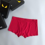 Fendi Classic Fashion New Breathable Men's Little Monster Print Underwear 3 Pieces/Box