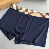 Burberry Classic Fashion New Breathable Grid Print Underwear