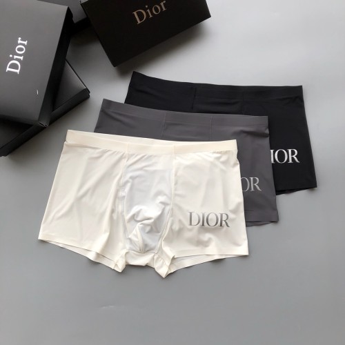 Dior Classic Fashion New Casual Men's Breathable Underwear  3 Pieces/Box
