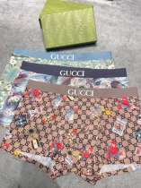 Gucci Fashion New Ink Paint Print Men's Breathable Underwear