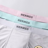 Hermes Classic Fashion Star Logo Breathable Ice Underwear
