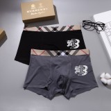 Burberry Classic New Breathable Grid Print Men's Cotton Underwear