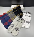 Versace Fashion New Cotton Men's Medium Socks 5 Pairs/Box