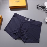 Fendi Classic Fashion New Breathable Men's Little Monster Print Underwear