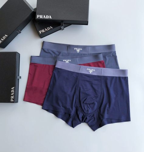 Prada Classic Fashion New Breathable Cotton Underwear