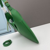 Gucci New Fashion Moon Handbag Shoulder Green Bag Sizes:47×43×3cm