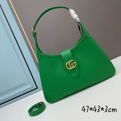 Gucci New Fashion Moon Handbag Shoulder Green Bag Sizes:47×43×3cm