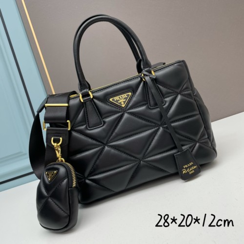 Prada New Fashion Handbag 1BD863 Shoulder Crossbody Rhombus Bag Sizes: 28x20x12CM