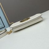 Gucci New Classic Blondie 698643 Mini Handbag White Bag Sizes:26×17×5cm