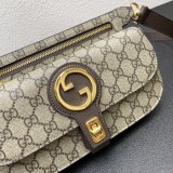Gucci New Fashion Blondie Breast Bag Mini Crossbody Grid Bag Size: 24x4x5cm
