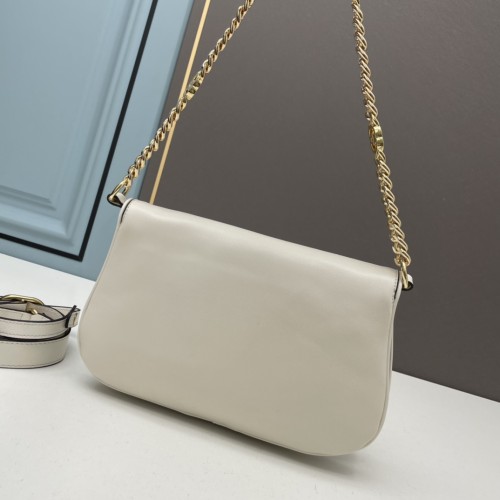 Gucci New Classic Blondie 698643 Mini Handbag White Bag Sizes:26×17×5cm