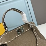 Fendi New Fashion 6637 Peekaboo Handbag Leather Brown Bag Size: 23×18×11CM
