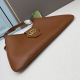 Gucci New Fashion Moon Handbag Shoulder Brown Bag Sizes:47×43×3cm