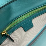 Gucci New Classic Blondie 698643 Mini Handbag Green Bag Sizes:26×17×5cm