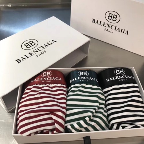 Balenciaga Classic Fashion New Cotton Breathable Stripes Underwear