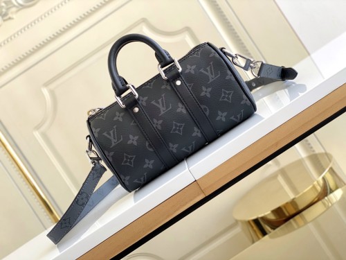 Louis Vuitton Men's Classic Handbag Monogram Odeon Print Postman Bag Sizes:21x12x9cm
