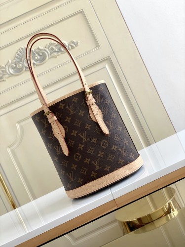 Louis Vuitton New Monogram M42238 Cylindrical Package Neverfull Hand Bag Sizes:23×15x26cm