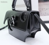 Off-White New Fashion Hollow Out Hangbag Crossbody Black Bag Sizes:22x15x7.5cm