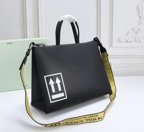 Off-White New Large Arrow Letters Print Handbag Shoulder Crossbody Bag Sizes:34x25x15cm