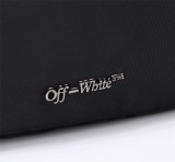 Off-White New Fashion Logo Breast Bag Black Wallet Bag Sizes:38x17x8cm