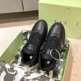 Off-White “Out of office” Classic Leather Casual Shoes Unisex 3D Printing Sneakers