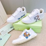 Off-White “Out of office” Classic Leather Casual Shoes Unisex 3D Printing Sneakers