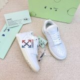 Off-White “Out of office” Classic Leather Casual Shoes Unisex 3D Printing Sneakers