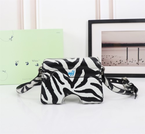 Off-White New Fashion Zebra Bag 88711 Shoulder Crossbody Bag Sizes:22x16x8cm