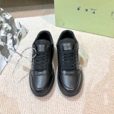 Off-White “Out of office” Classic Leather Casual Shoes Unisex 3D Printing Sneakers