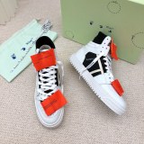 Off-White High Unisex Classic Casual Sneakers Sports Shoes