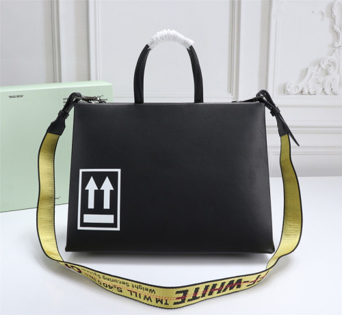 Off-White New Large Arrow Letters Print Handbag Shoulder Crossbody Bag Sizes:34x25x15cm